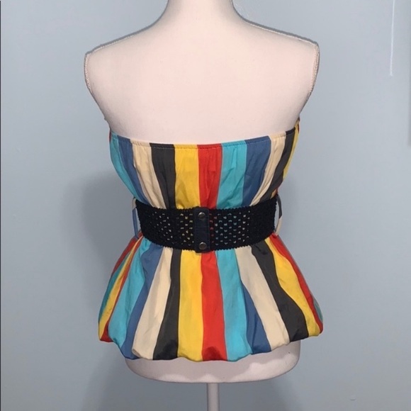 Strapless Top multicolored Size S - Picture 4 of 9